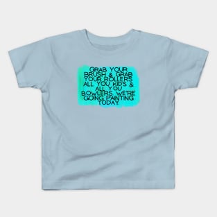 The Catchy Painting Song Kids T-Shirt